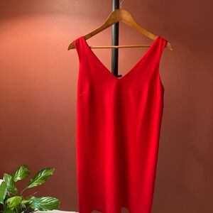 Trina Turk red shift dress, size 8